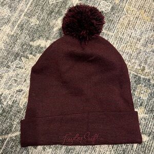 2019 Taylor Swift Maroon Puff Beanie